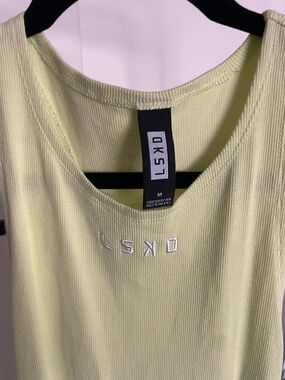 LSKD Lime Green Bodycon dress Size M